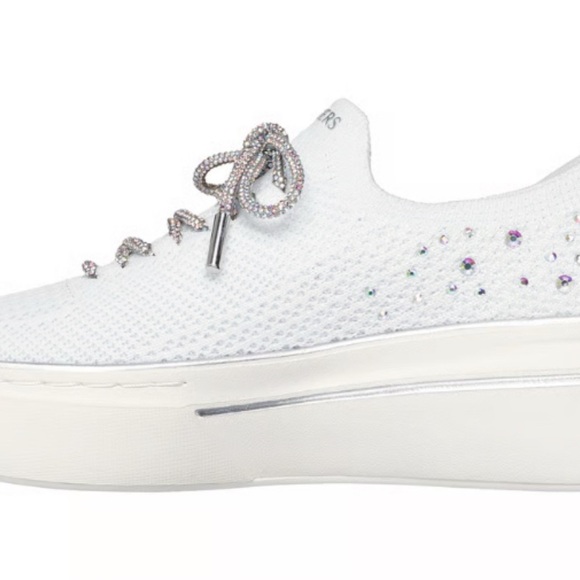 Skechers White Sneakers with Shimmery Laces - Great for a Bride-nonnegotiable - Picture 6 of 9